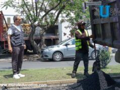 Refuerza Pepe Chedraui acciones de bacheo para mejorar seguridad vial en la capital