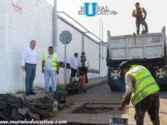 Supervisa Pepe Chedraui avance de trabajos de bacheo en la capital poblana