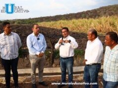 Impulsa Pável Gaspar diálogo con comunidades durante recorrido de obra hidráulica en Puctla