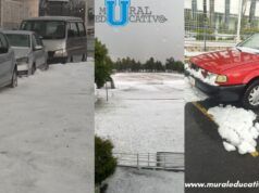 Granizada “Atípica” cubre instalaciones deportivas en la zona de los estadios; activan protocolos de atención en Puebla