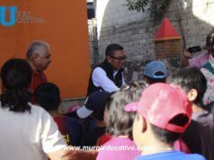 Figueroa lleva sonrisas a los niños de las colonias del sur de la capital poblana