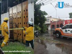 Gobierno de Pepe Chedraui atiende incidencias por lluvias y vientos en la Capital Poblana, en coordinación con el Gobierno del Estado