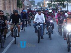Participa diputado Pável Gaspar en Rodada Nocturna San Nicolás Tolentino–San Carlos