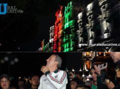 Inaugura Pepe Chedraui nuevo sistema de iluminación arquitectónica del Palacio Municipal