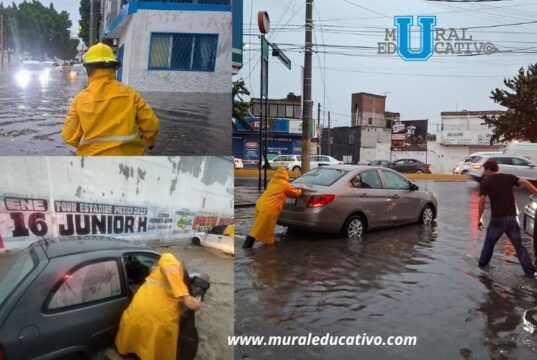 Protección Civil atiende afectaciones por lluvias en zona metropolitana