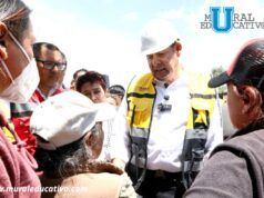 Por tierra y por aire, Gobernador Armenta Mier recorre zona afectada en Ciudad Serdán