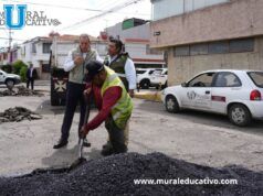 Supervisa Pepe Chedraui trabajos del programa “BacheAndo” Puebla en Villa Posadas