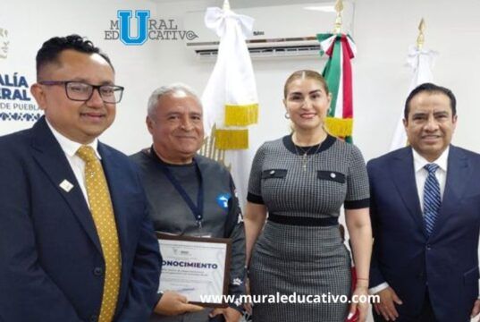CAETO recibe reconocimiento de la Fiscalía General del estado