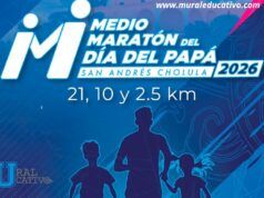 Anuncia Gobierno de San Andrés Cholula cierres viales por el Medio Maratón del Día del Papá 2026
