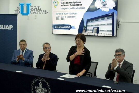 Reconoce Rectora de la BUAP, Lilia Cedillo calidad del Posgrado en Microbiología