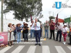 Con el Tren Capitalino de Pavimentación, Pepe Chedraui entrega rehabilitación vial en la colonia Vicente Guerrero
