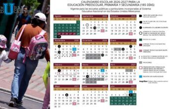 SEP publica calendario escolar 2026-2027: estas son las fechas clave para el regreso a clases