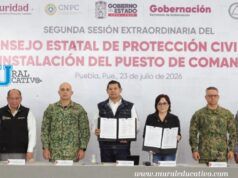 Gobierno Federal Y Estatal Instalan Primer Puesto De Mando De Protección Civil