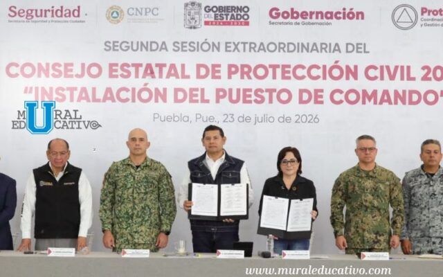 Gobierno Federal Y Estatal Instalan Primer Puesto De Mando De Protección Civil