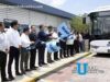 Dan banderazo de salida a nuevas unidades del Sistema de Transporte Universitario
