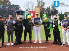 Encabeza Pepe Chedraui encuentro amistoso de béisbol entre Policía de la Ciudad y SSP Estatal