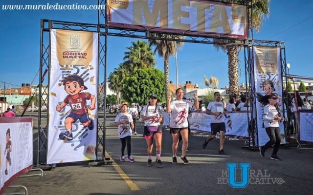 Omar Muñoz celebra a las juventudes de Cuautlancingo con carrera deportiva