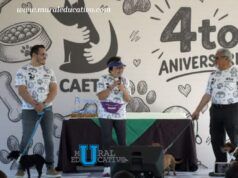 CAETO fortalece atención emocional de estudiantes con terapias asistidas con perros