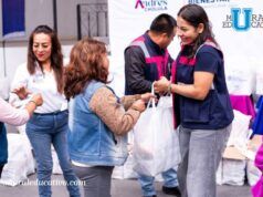 Acerca Lupita Cuautle apoyos alimentarios a más de 3 mil familias de San Andrés Cholula