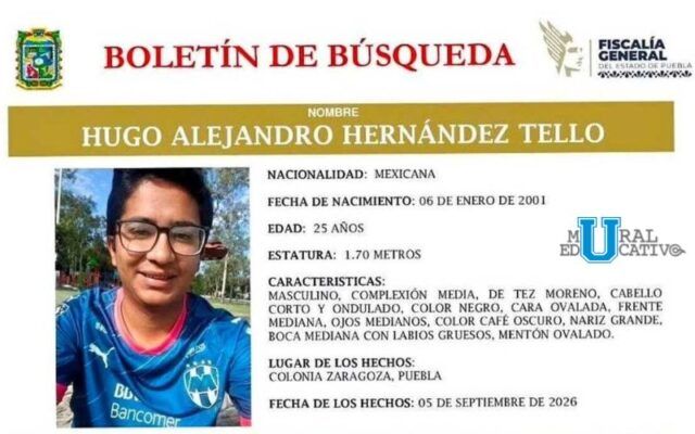 Última pista de estudiante de la BUAP lleva a una cañada en Valsequillo