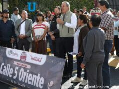 Fortalece Pepe Chedraui vialidades en la colonia El Salvador