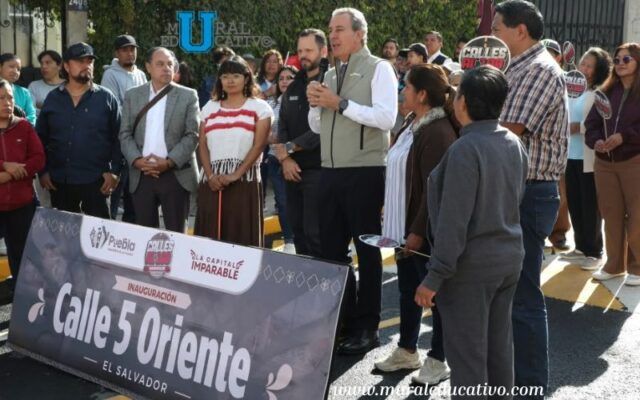 Fortalece Pepe Chedraui vialidades en la colonia El Salvador