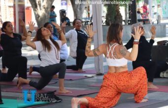 Reúne Gobierno de la Ciudad a personas jóvenes y adultas mayores en jornada comunitaria de yoga