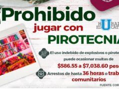 Gobierno de Pepe Chedraui refuerza medidas preventivas durante las Fiestas Patrias; exhorta a evitar el uso de pirotecnia
