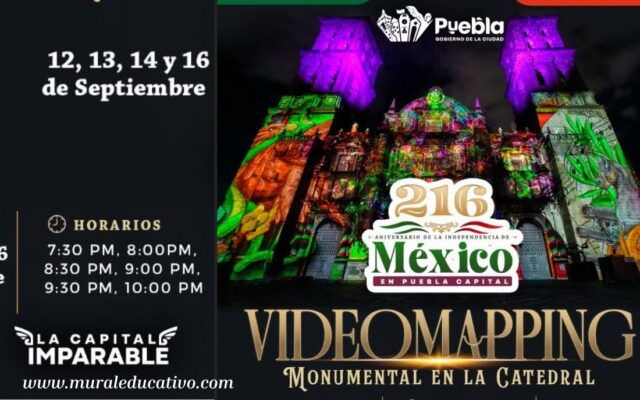 Invita Gobierno de Pepe Chedraui a disfrutar videomapping monumental por Fiestas Patrias