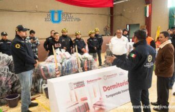 Protección Civil Estatal entrega insumos del programa “Dormitorio Seguro”