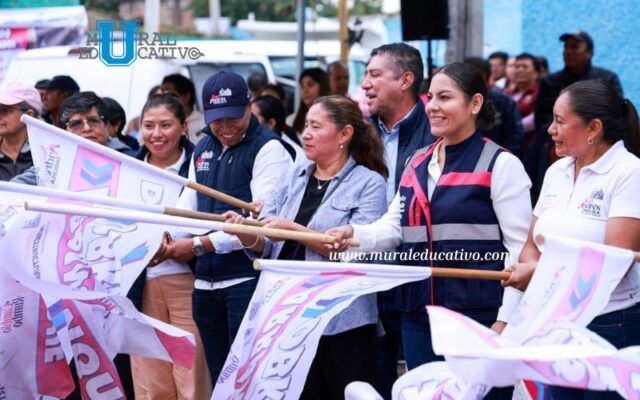 Continúa Lupita Cuautle con el inicio de obras prioritarias y solicitadas por la ciudadanía de San Andrés Cholula