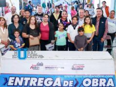 Cumple Lupita Cuautle con una obra esperada por años: entrega pavimentación de la calle 12 Oriente