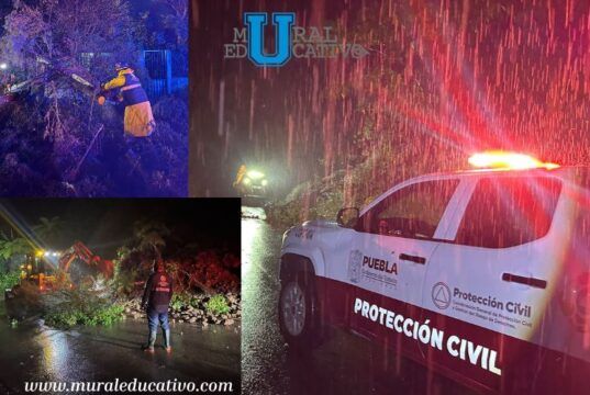 Protección Civil atiende afectaciones por lluvias en distintas regiones del estado