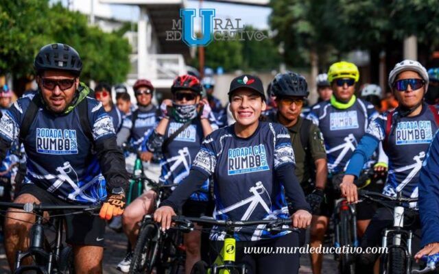 Promueve Lupita Cuautle el uso responsable de la bicicleta y la convivencia familiar en San Andrés Cholula