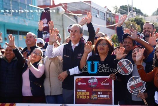 Arranca Pepe Chedraui trabajos de rehabilitación vial en San Jerónimo Caleras