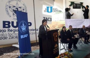 Inaugura Lilia Cedillo nuevo edificio del Bachillerato Tecnológico Agropecuario en Zacapoaxtla